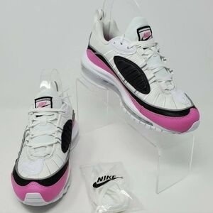 Nike Air Max 98 China Rose & Black Womens Running Shoes Size 5 AT6640-100 New